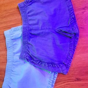 Lot of 2. Carters girls shorts